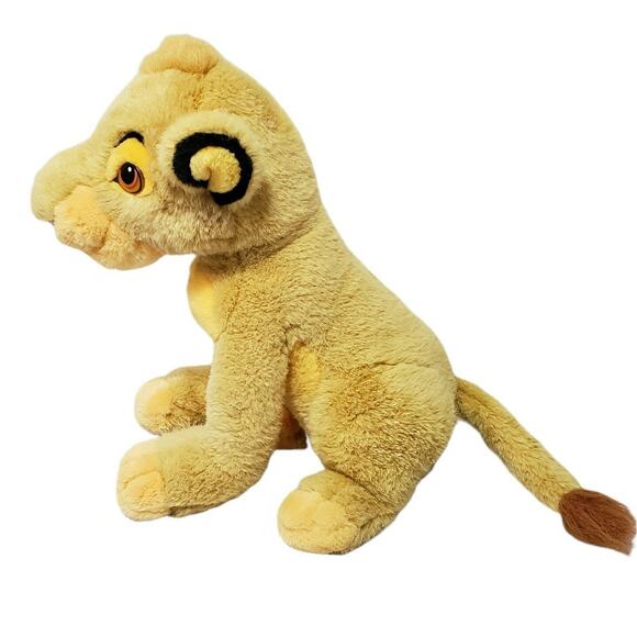 Disneyland Walt Disney World The Lion King Simba Soft Stuffed Plush Animal 14" - Picture 2 of 8